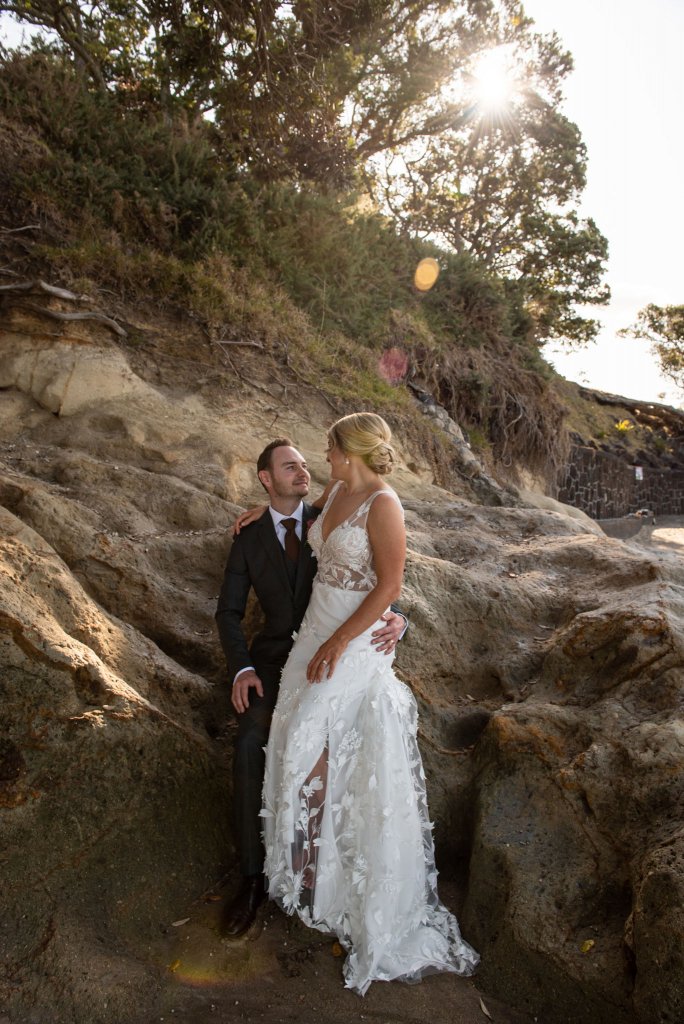 Lydia’s dress was made out of 3D lace manipulated & constructed to look like it ‘came like that’ heavily adorned around the hem and creeping up to a ‘V’ neck bodice, which has extra sparkle and sea pearls added – a truly bespoke Wedding dress for one of my best friends!